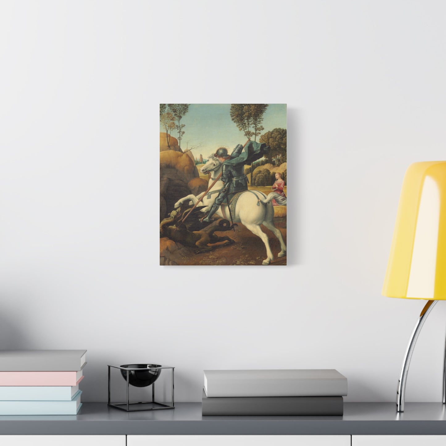 Saint George and the Dragon Canvas Print