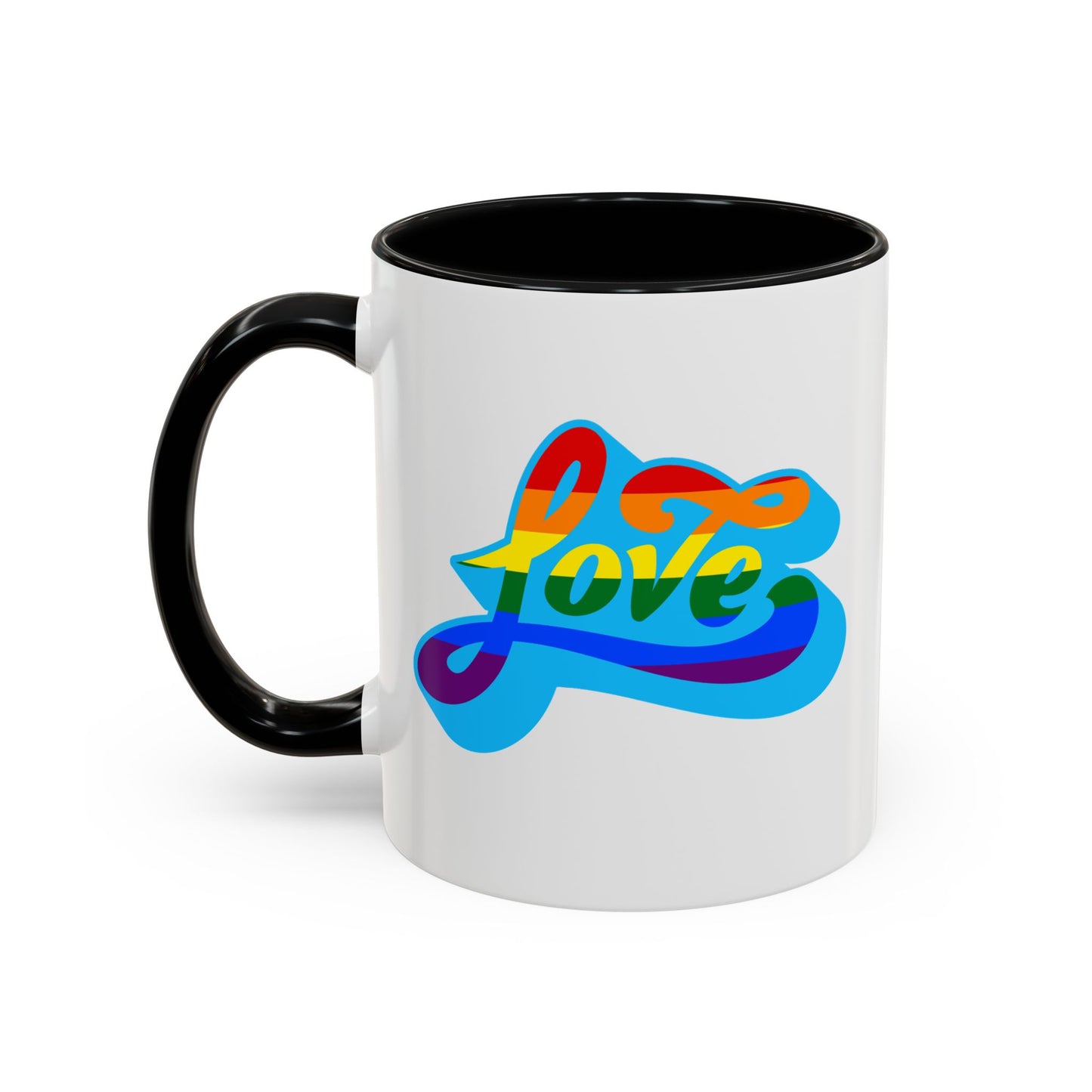 LGBT Love Pride Flag Mug