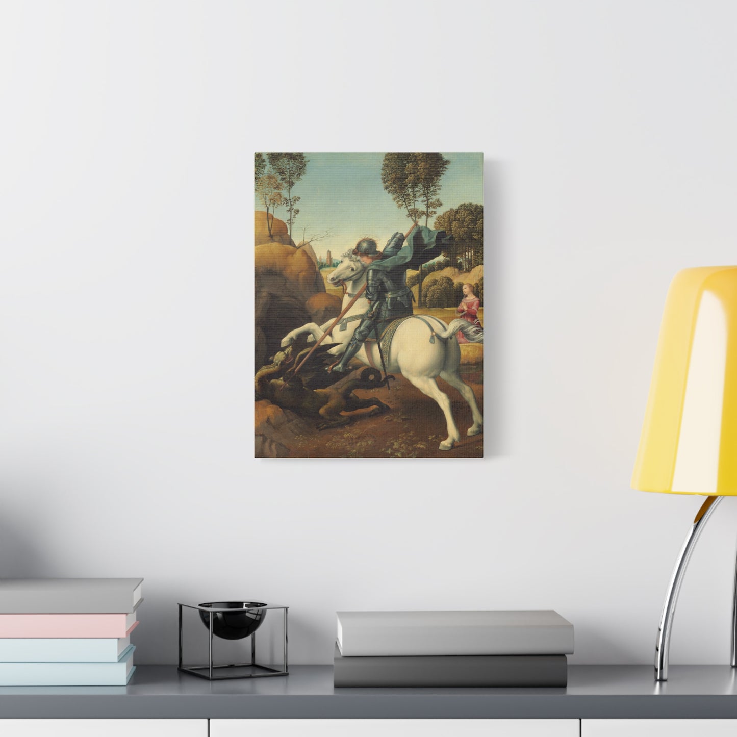 Saint George and the Dragon Canvas Print