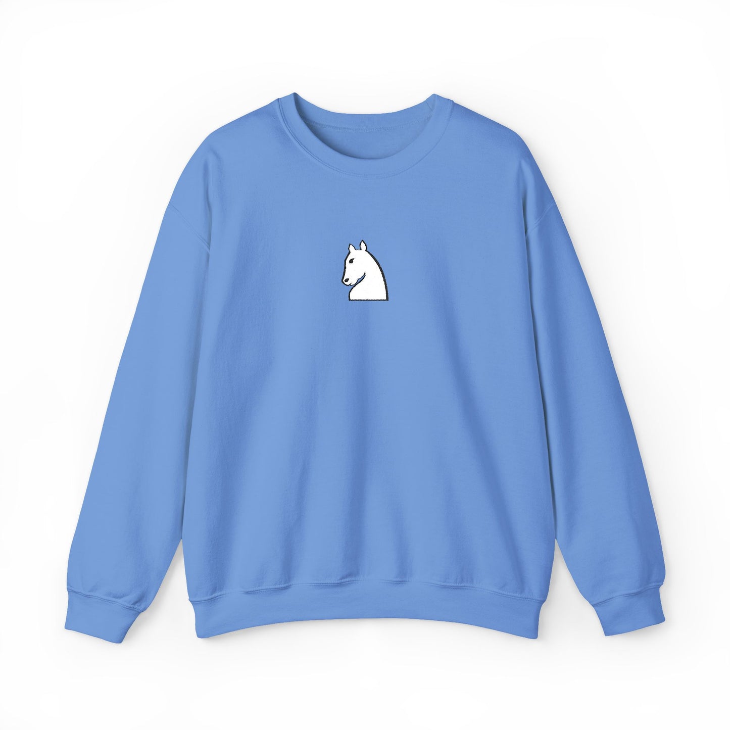 White Knight Embroidered Sweatshirt