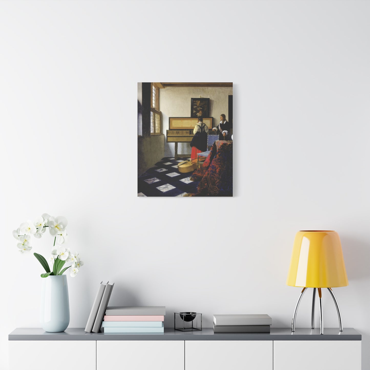 The Music Lesson Canvas Print