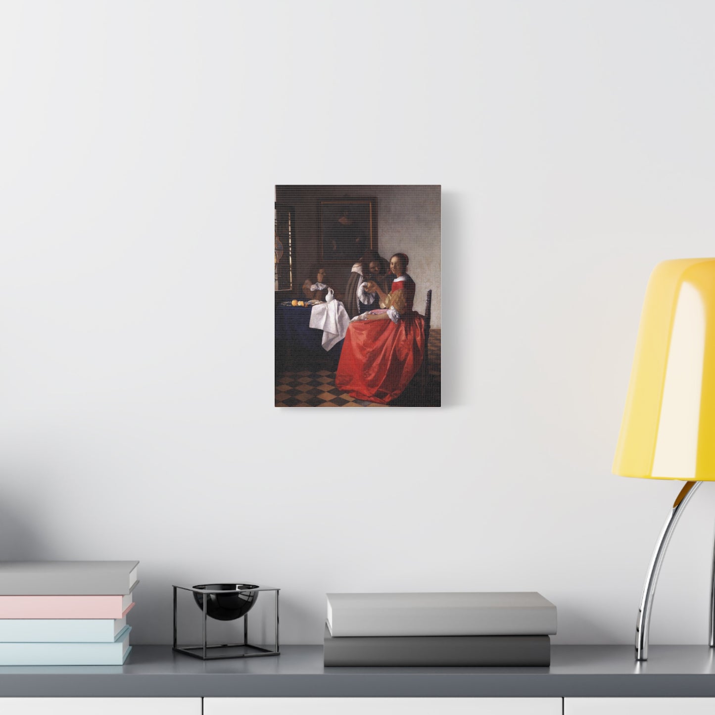 The Girl with the Wine Glass Canvas Print