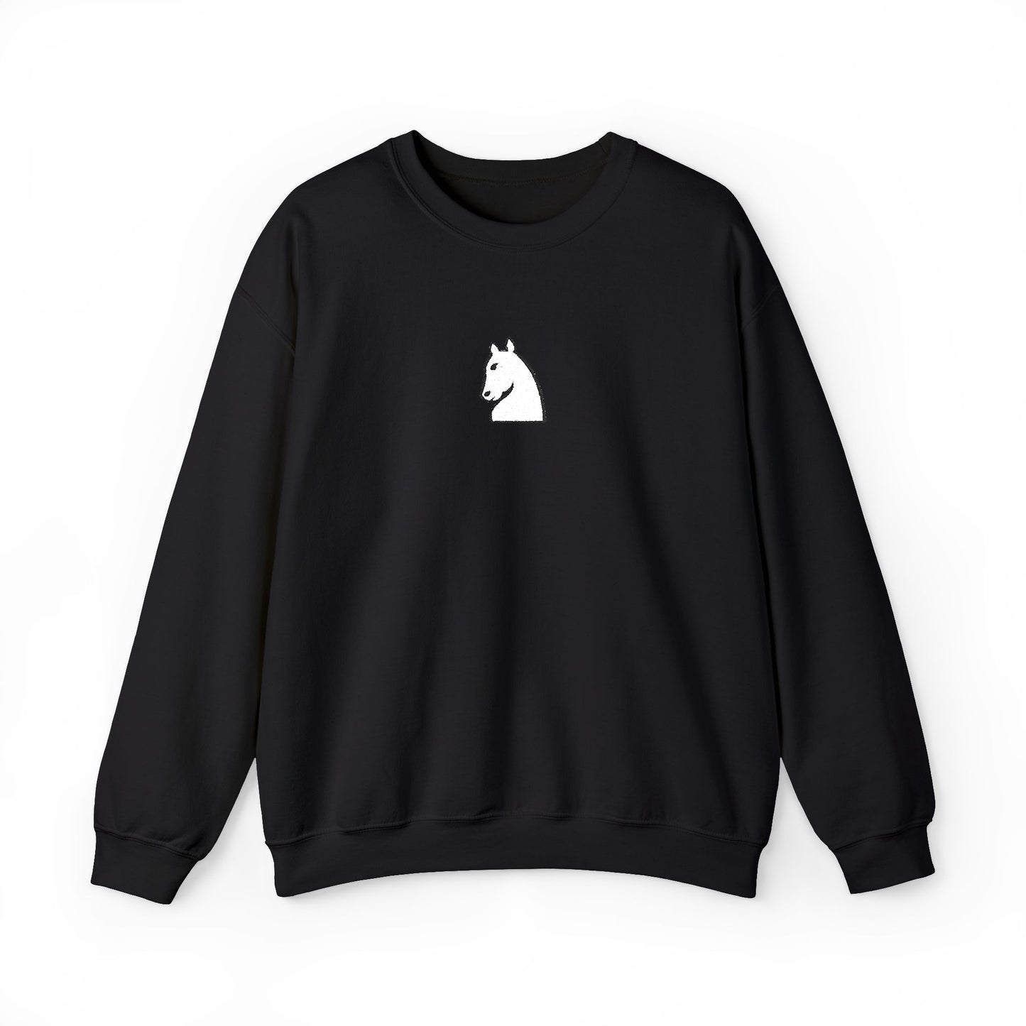 White Knight Embroidered Sweatshirt