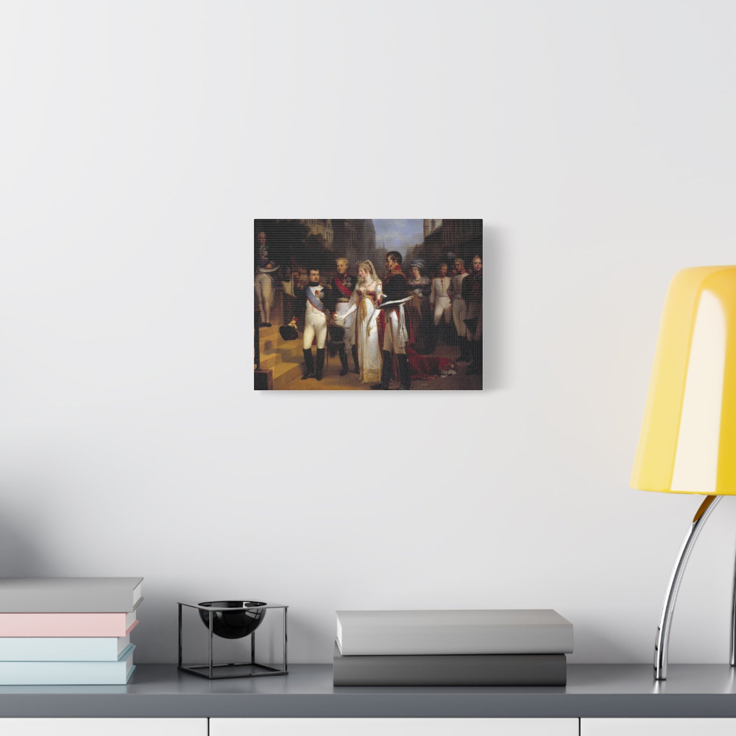 Napoleon Receiving the Queen of Prussia at Tilsit Canvas Print