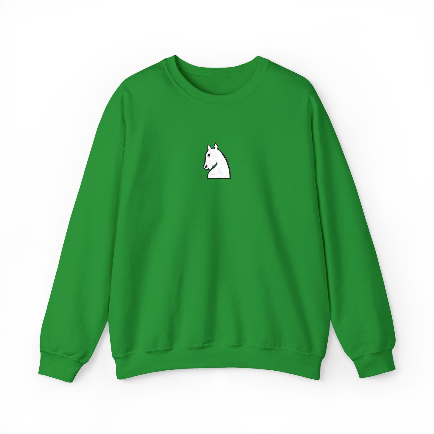 White Knight Embroidered Sweatshirt