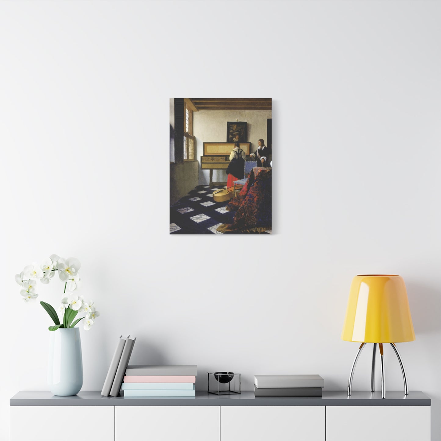 The Music Lesson Canvas Print