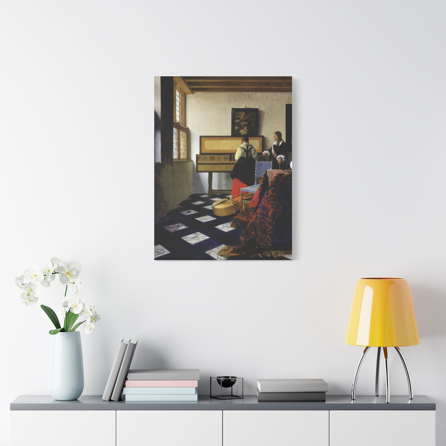 The Music Lesson Canvas Print
