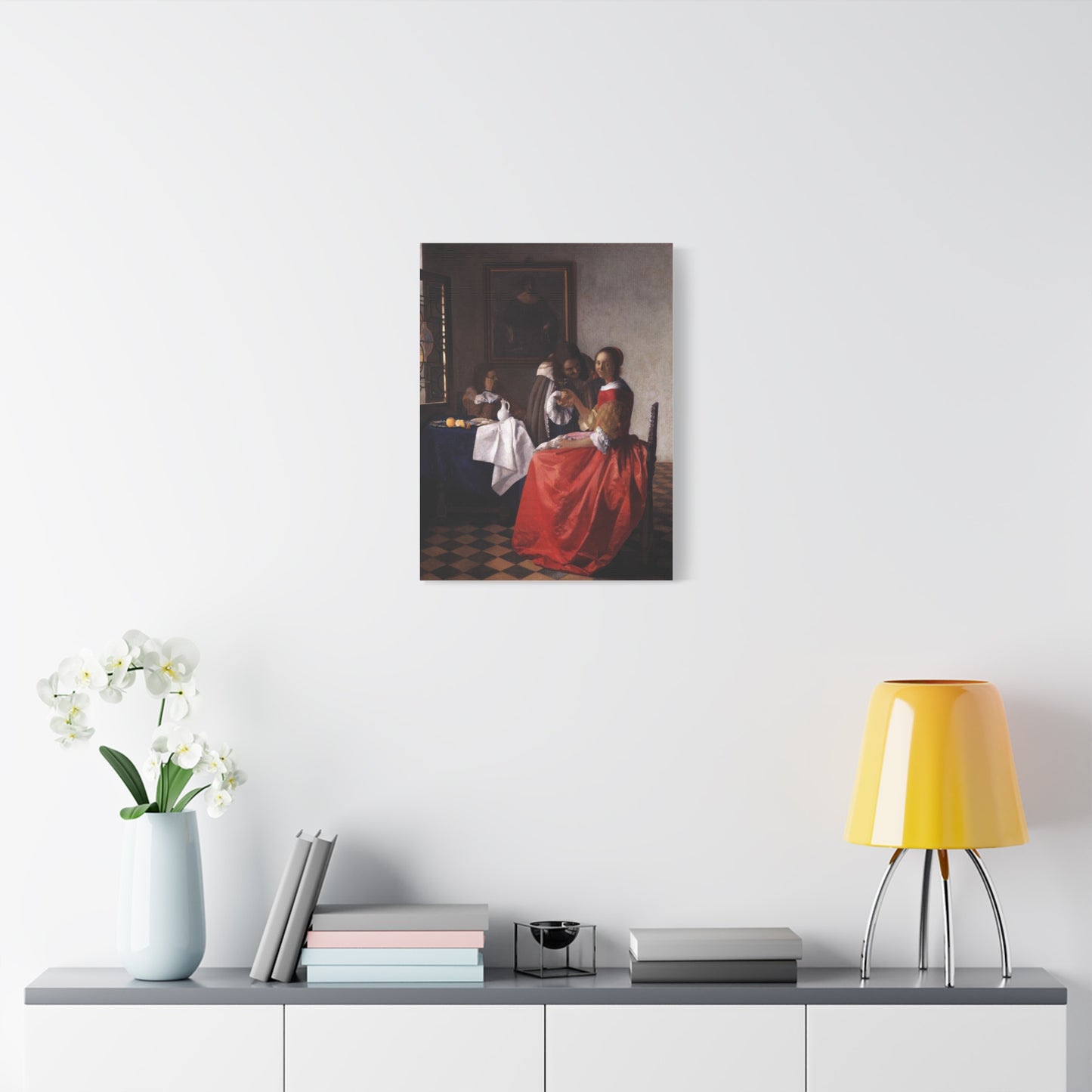 The Girl with the Wine Glass Canvas Print