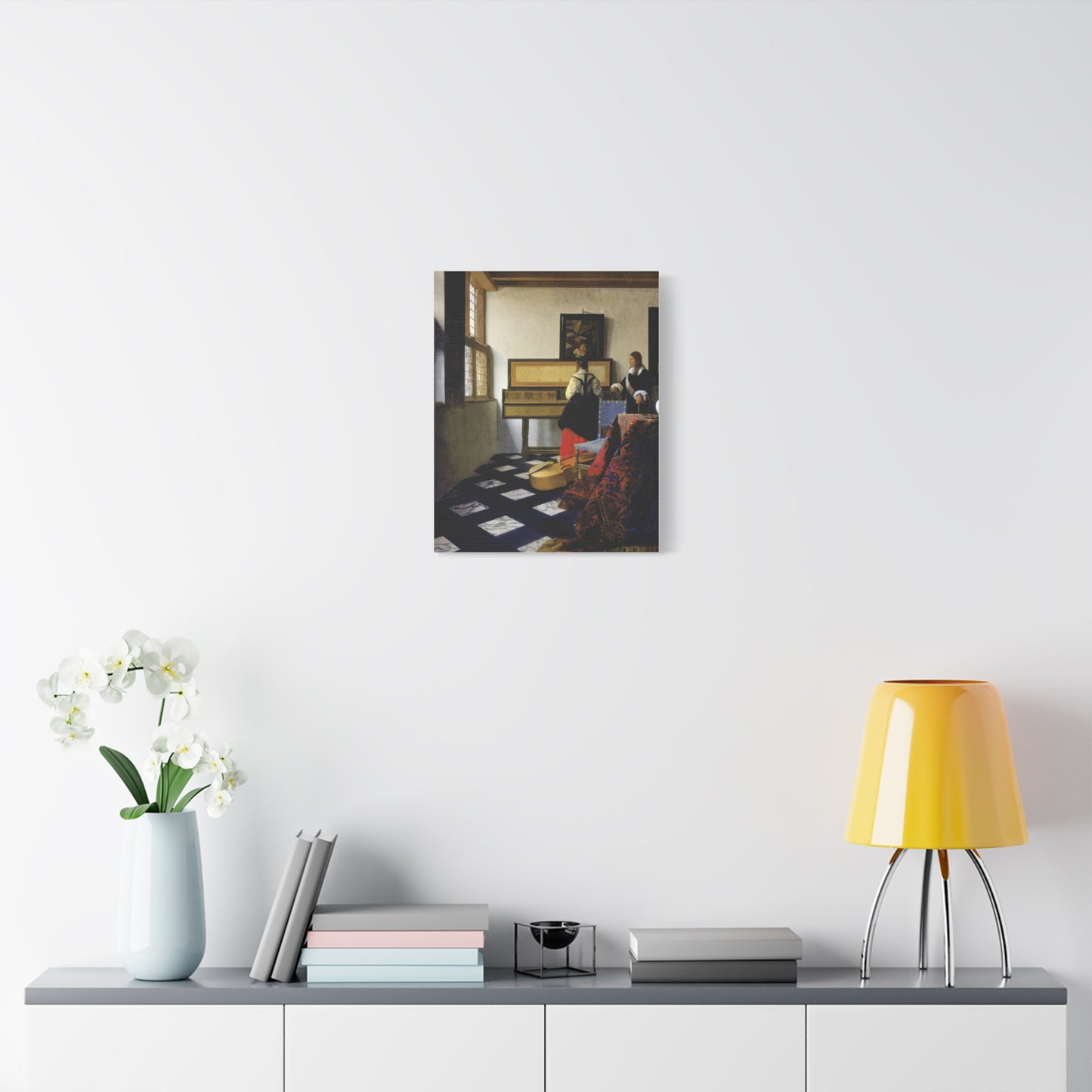 The Music Lesson Canvas Print