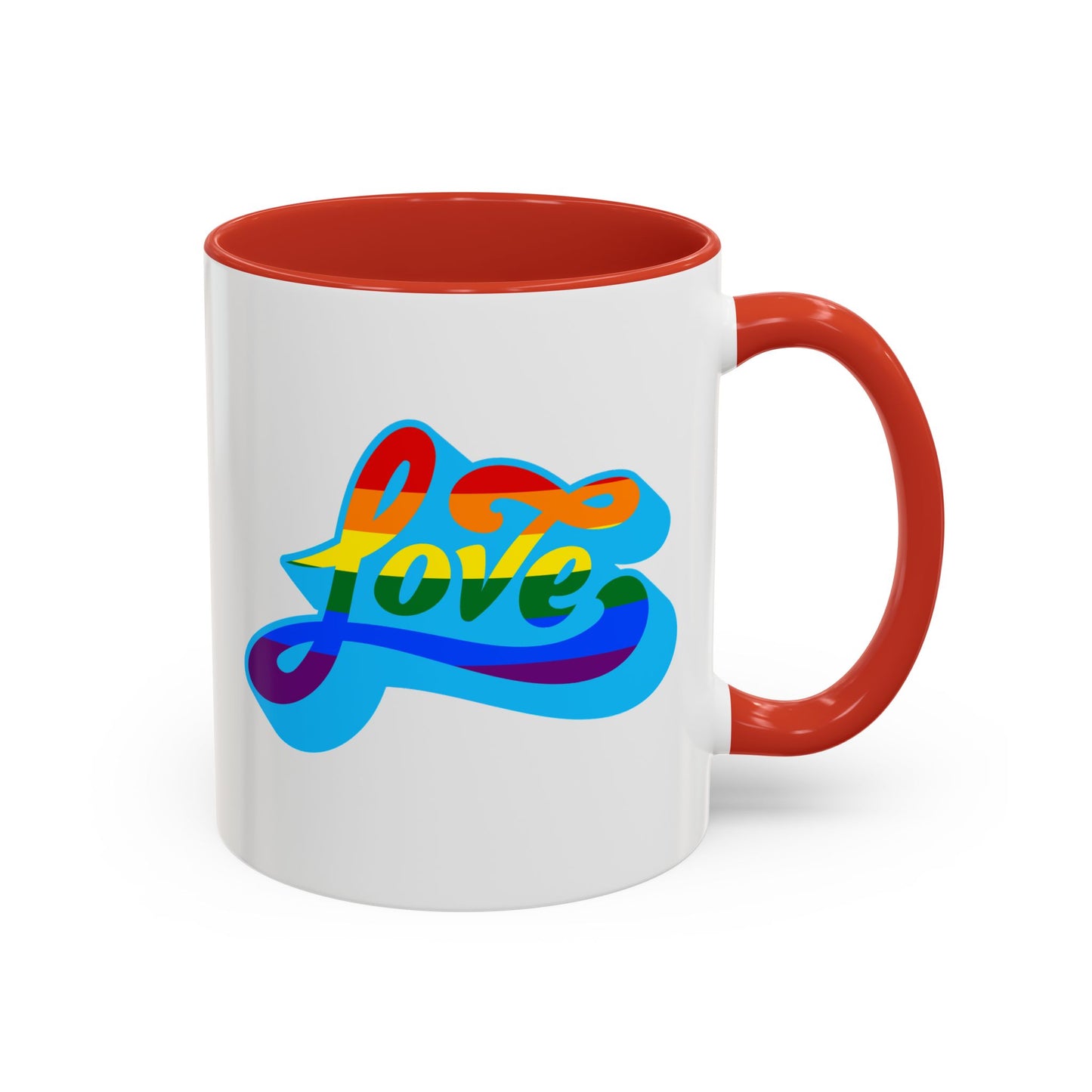 LGBT Love Pride Flag Mug