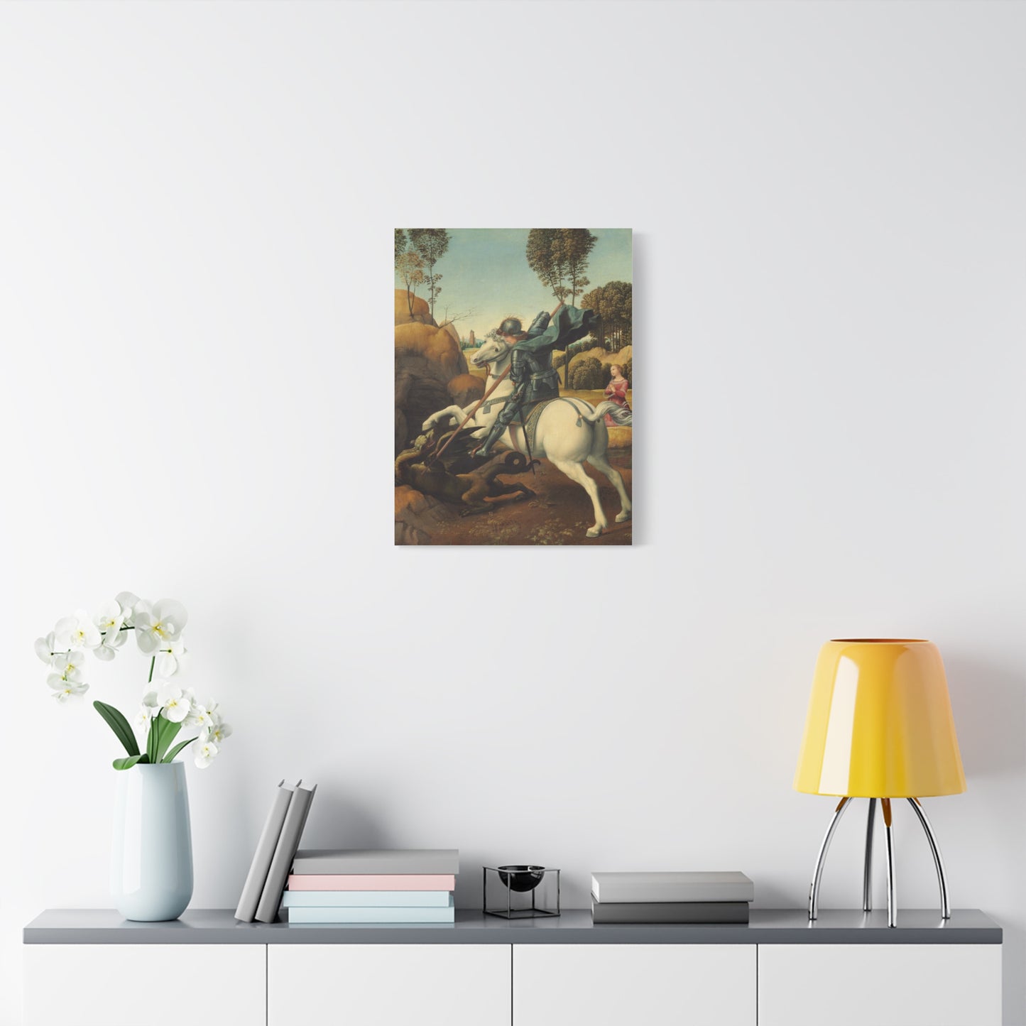 Saint George and the Dragon Canvas Print