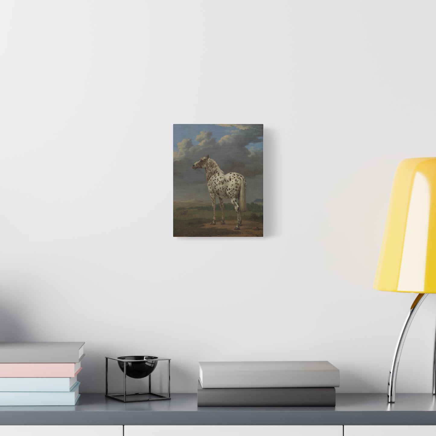 The Piebald Horse Canvas Print