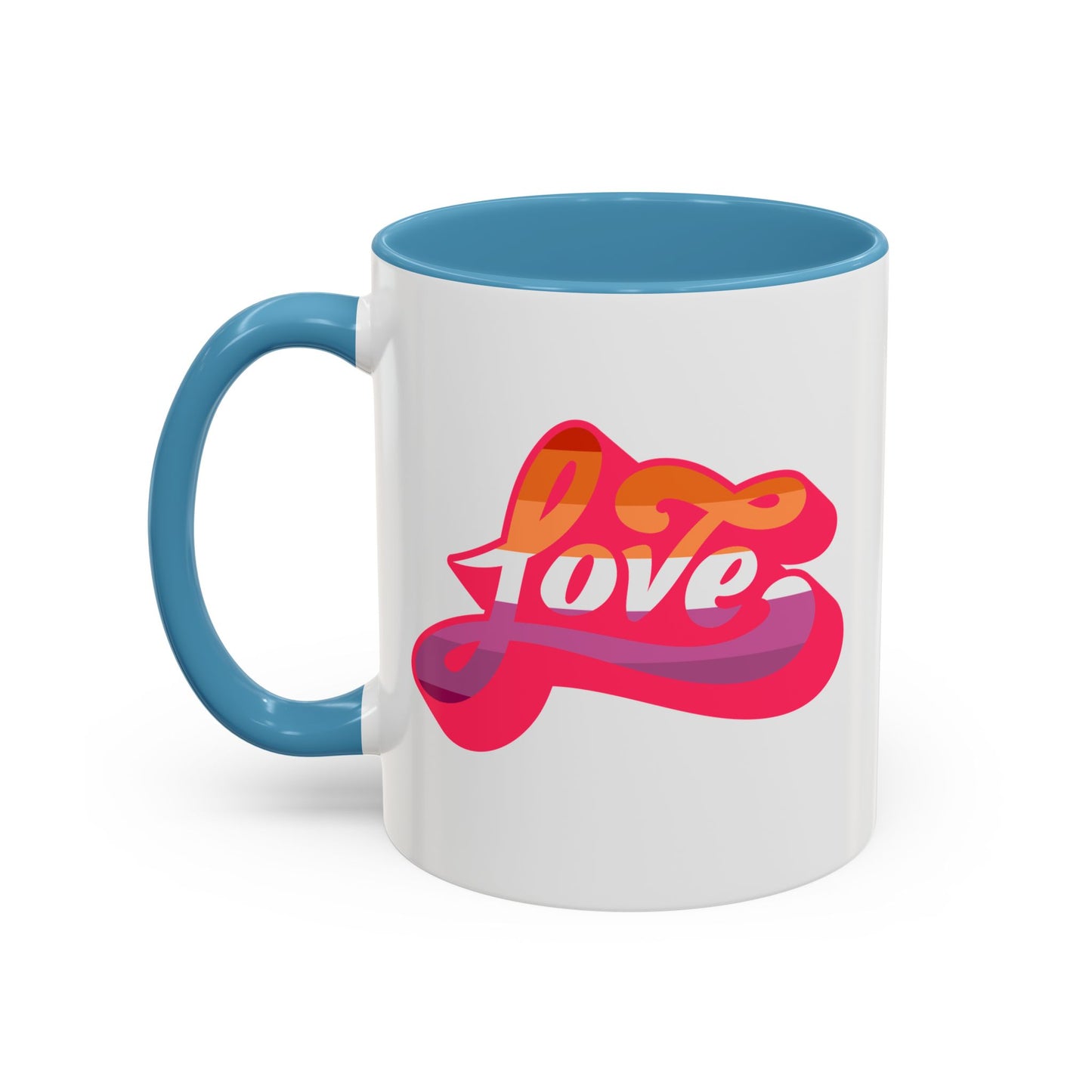 LGBT Love Lesbian Flag Mug