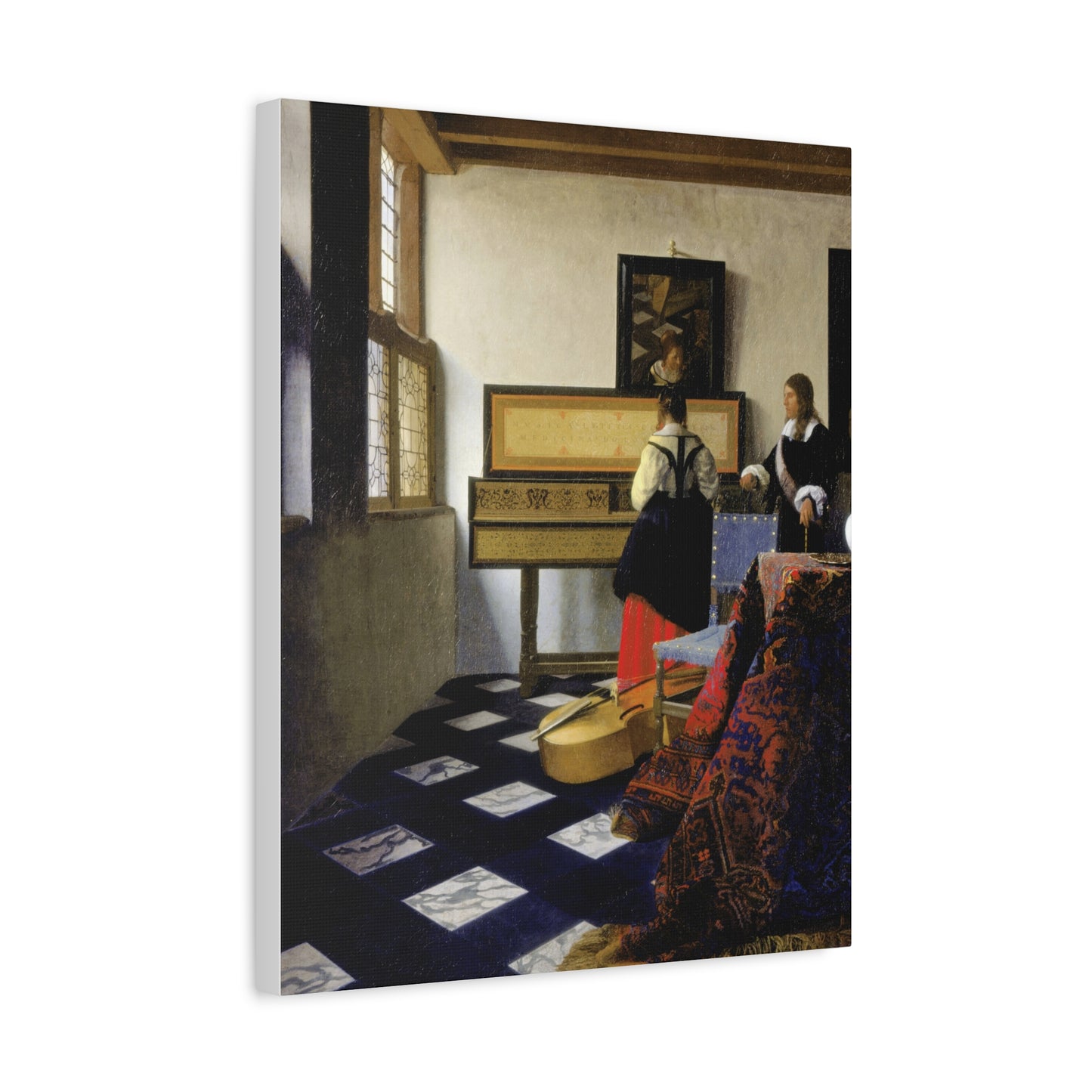 The Music Lesson Canvas Print