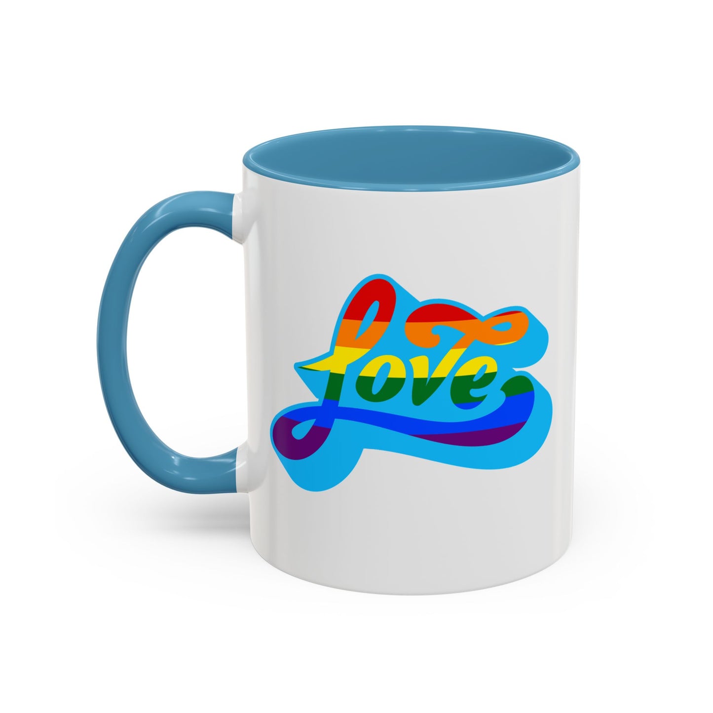 LGBT Love Pride Flag Mug