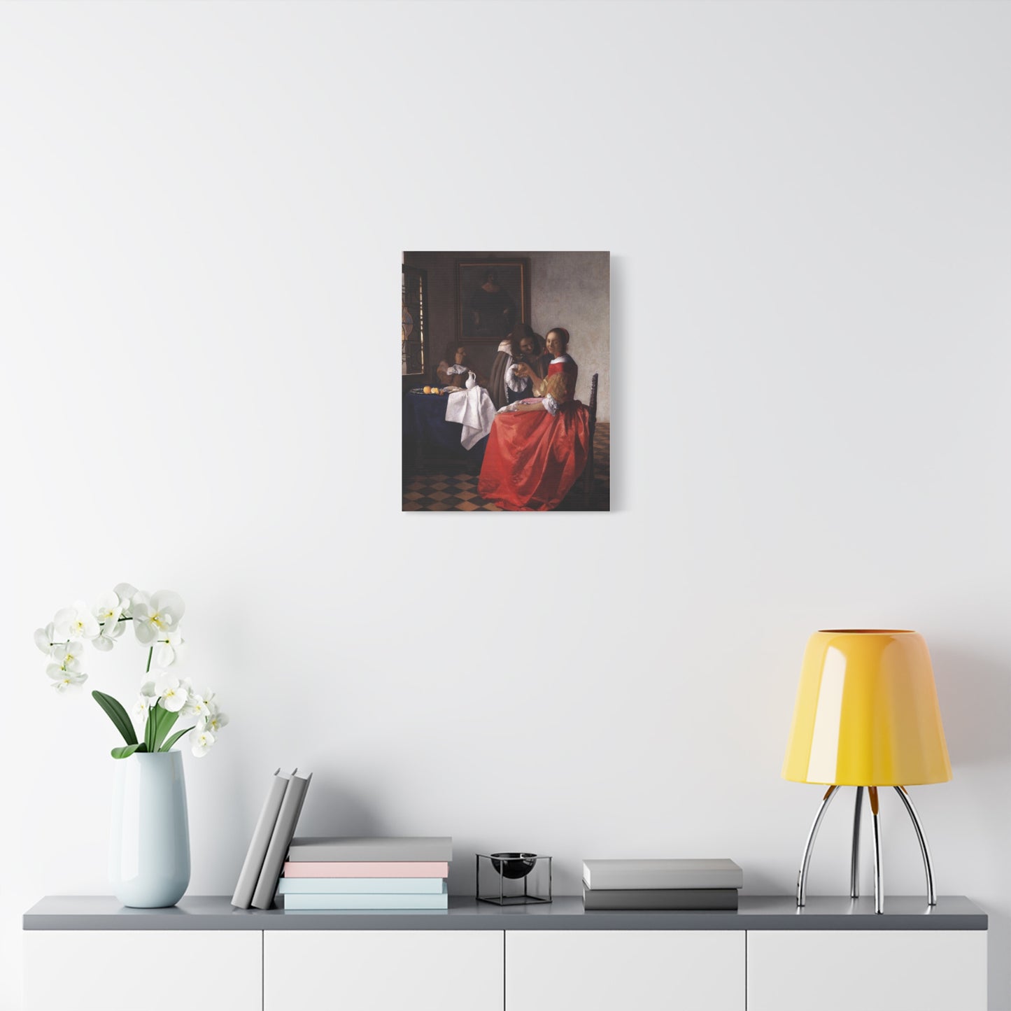 The Girl with the Wine Glass Canvas Print