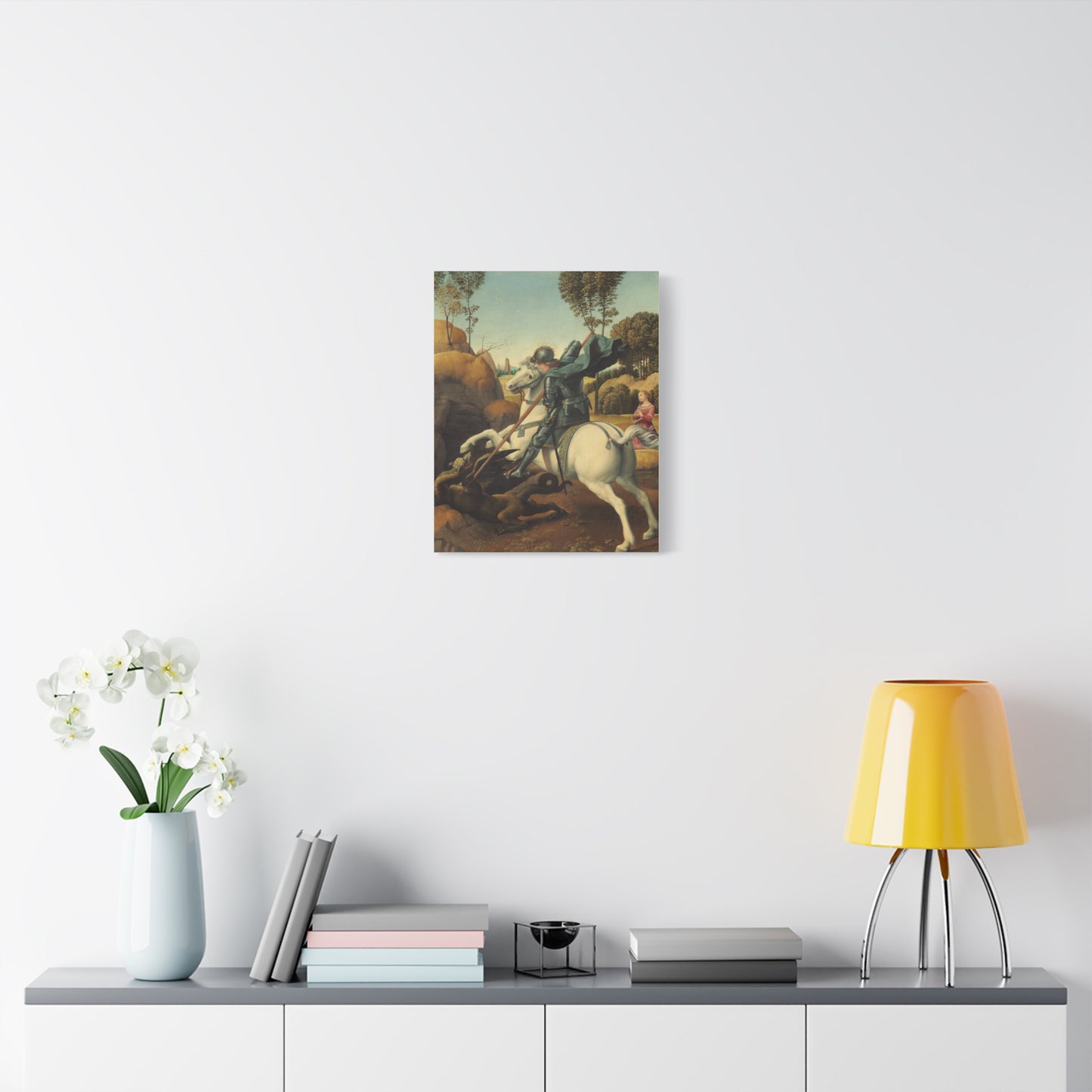Saint George and the Dragon Canvas Print