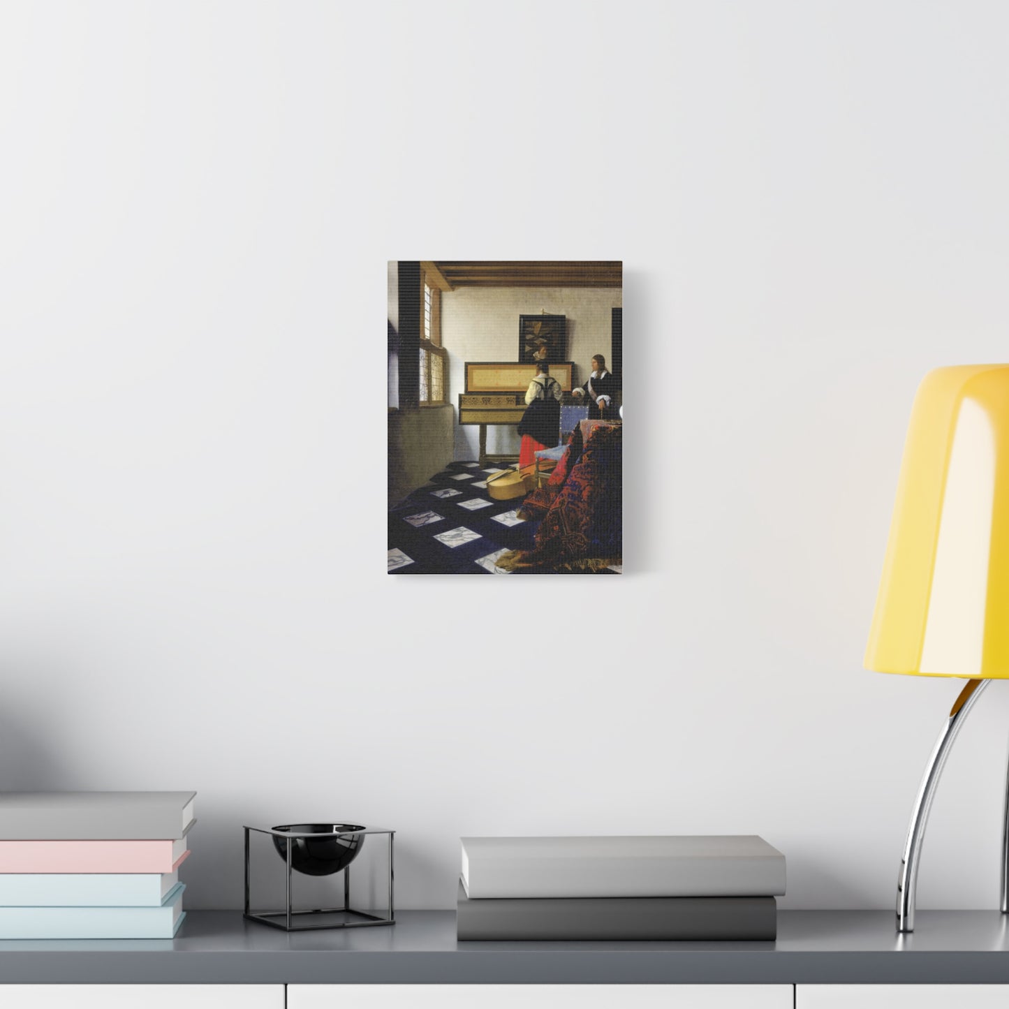The Music Lesson Canvas Print