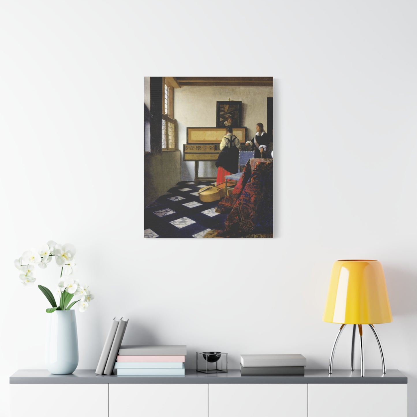 The Music Lesson Canvas Print