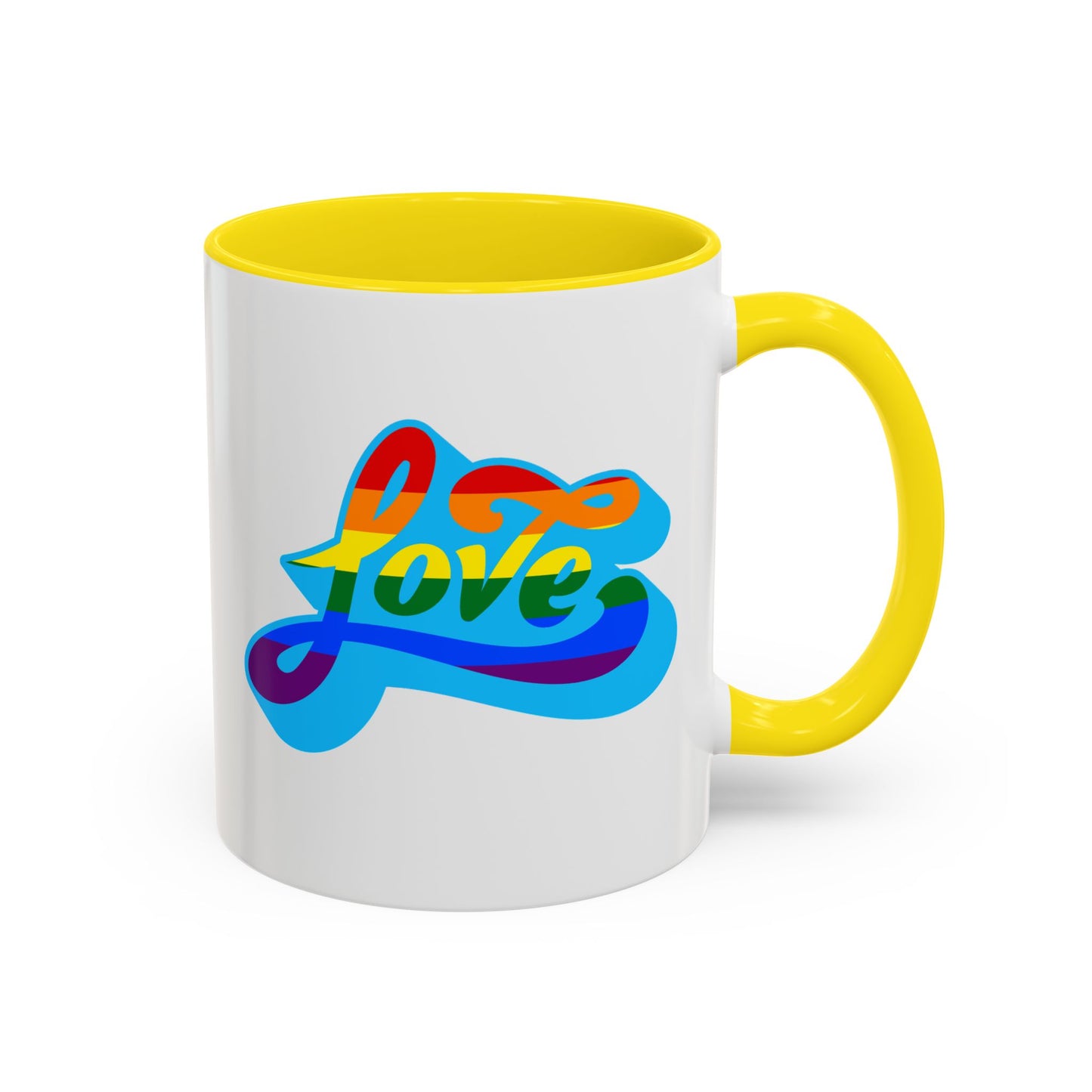 LGBT Love Pride Flag Mug
