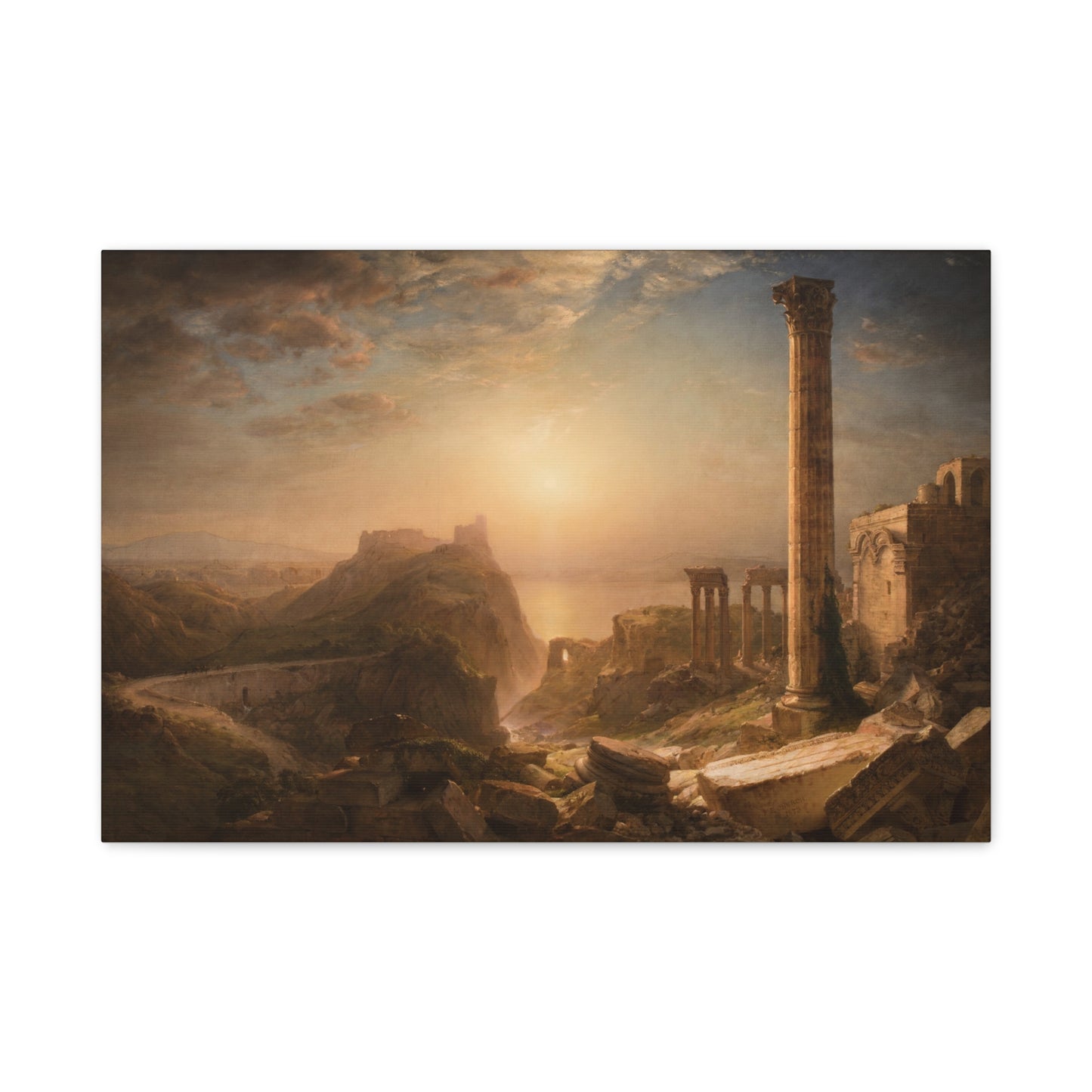 Syria by the Sea Canvas Print