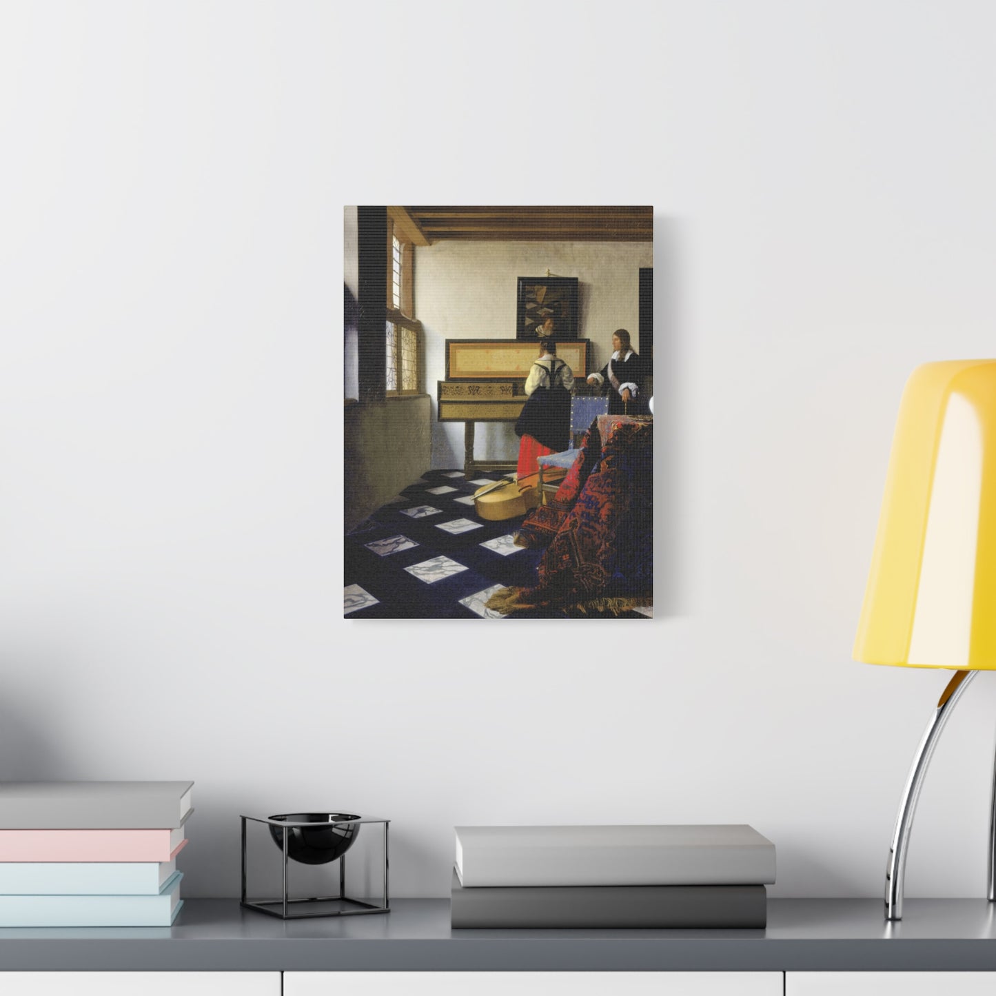 The Music Lesson Canvas Print