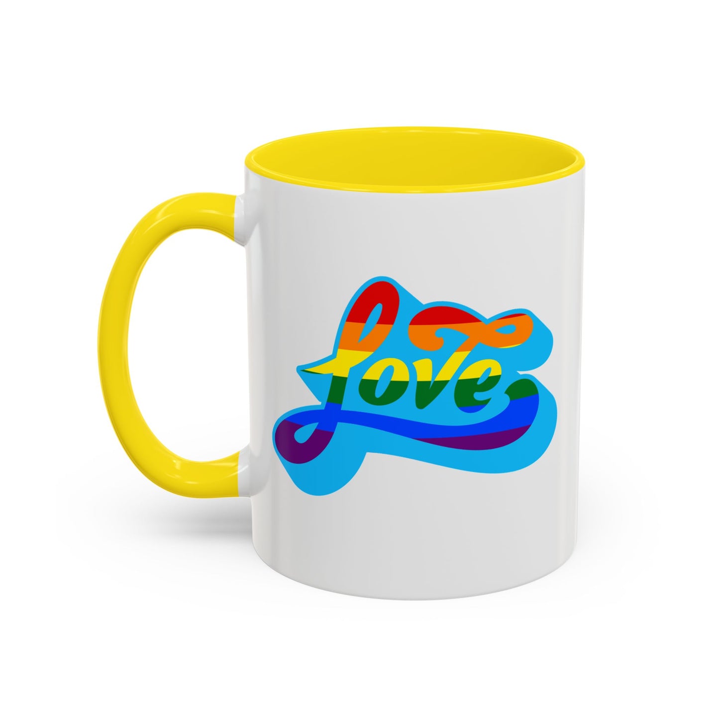 LGBT Love Pride Flag Mug