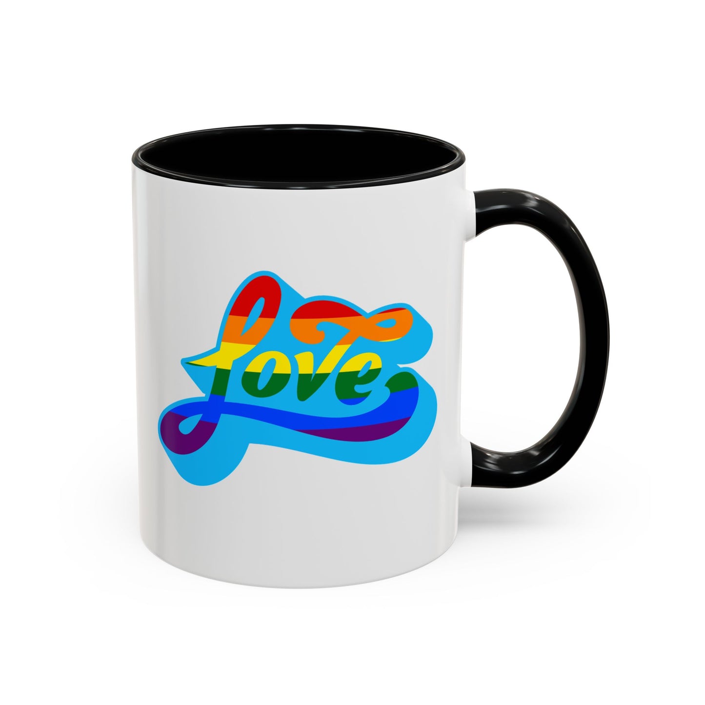 LGBT Love Pride Flag Mug