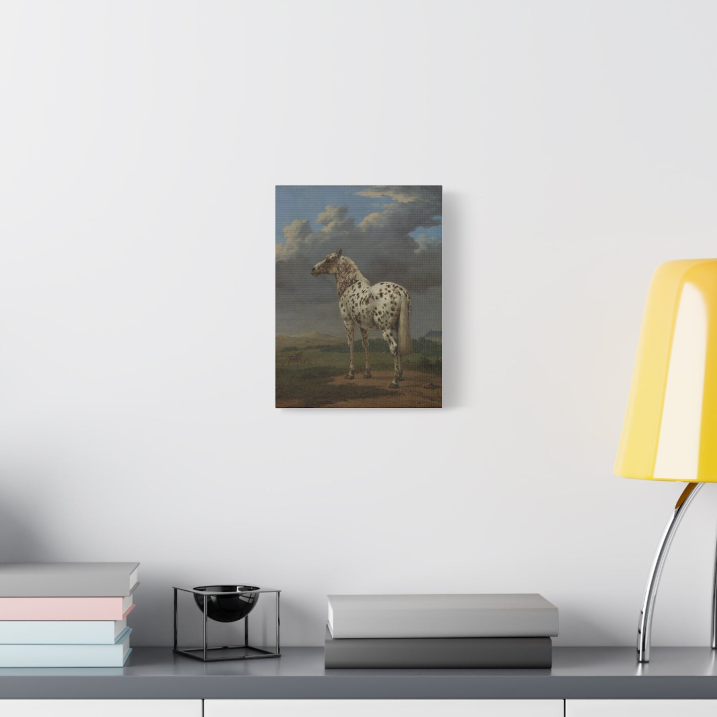 The Piebald Horse Canvas Print