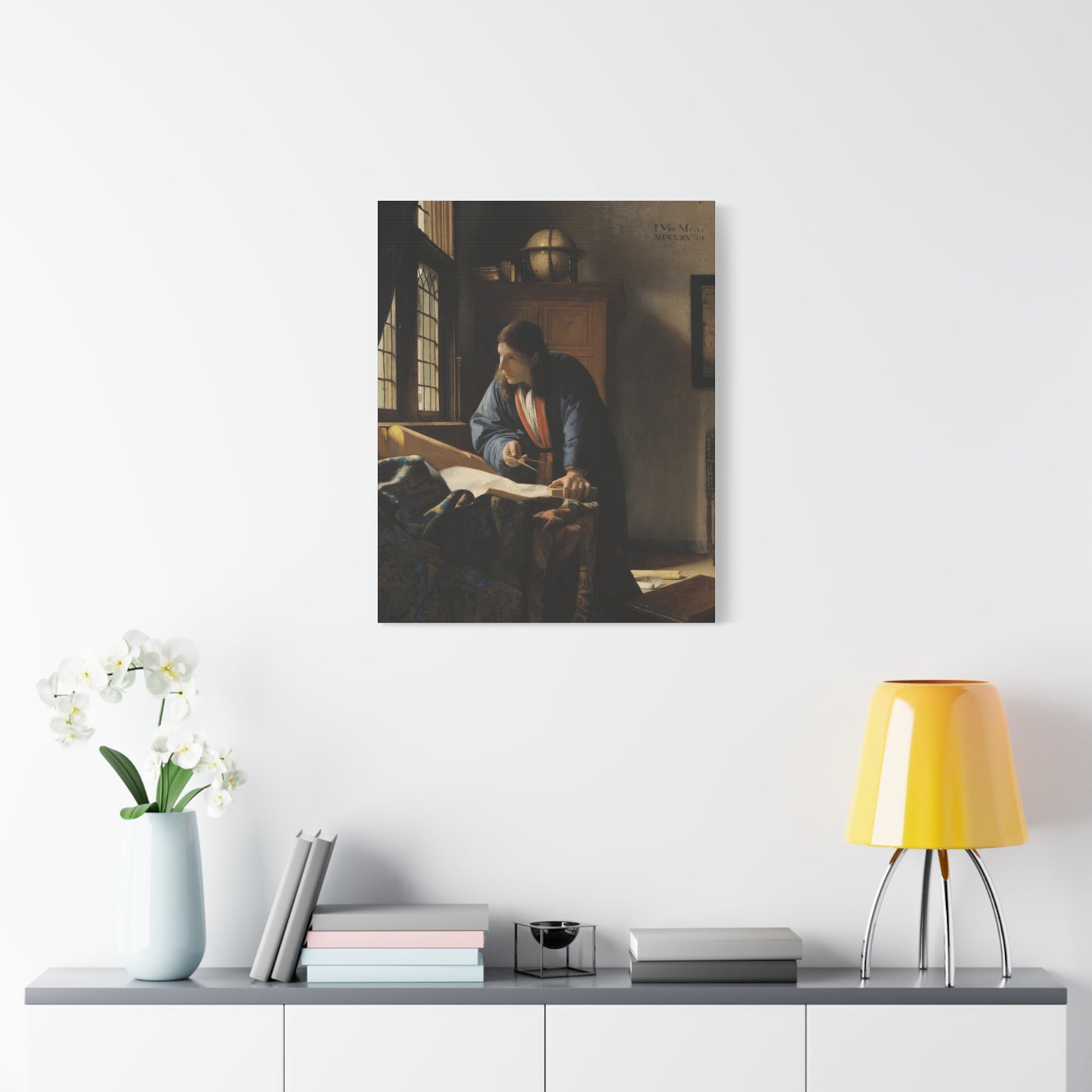 The Geographer Canvas Print