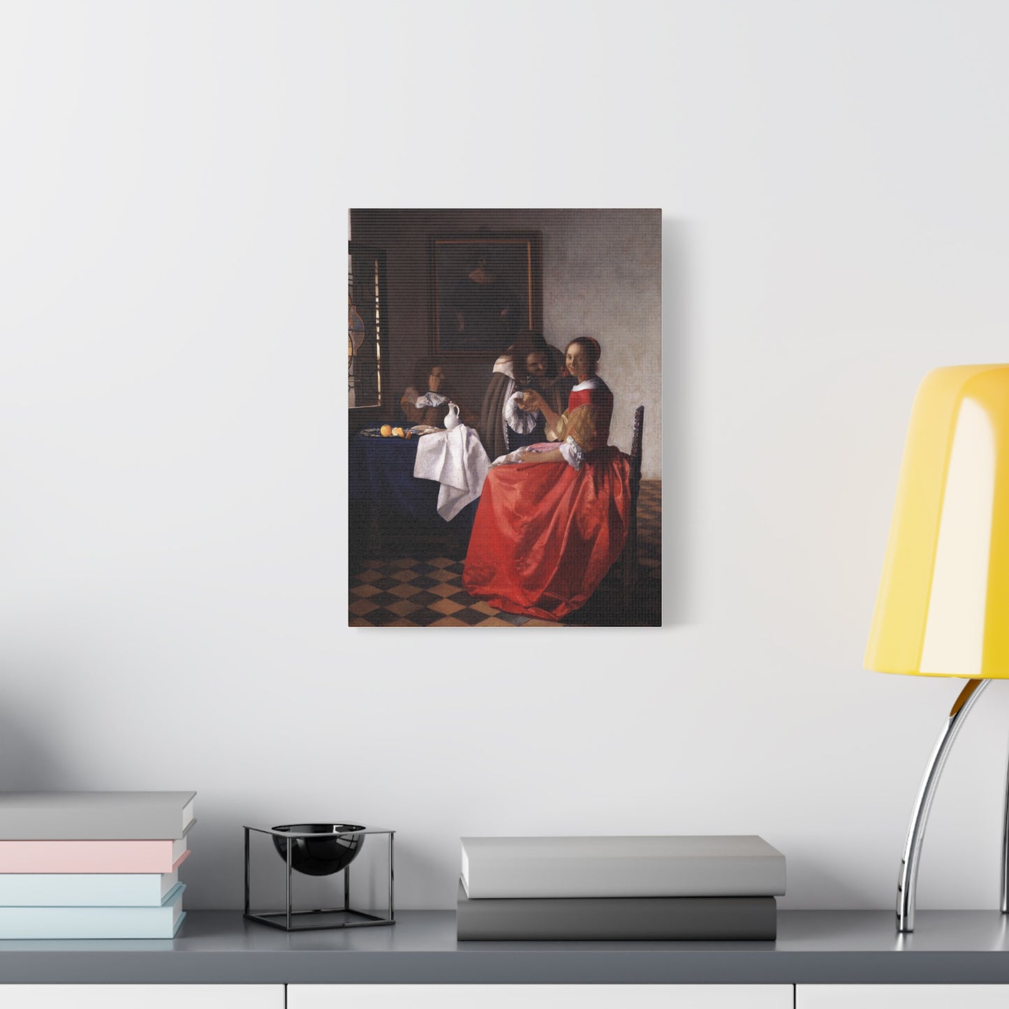 The Girl with the Wine Glass Canvas Print