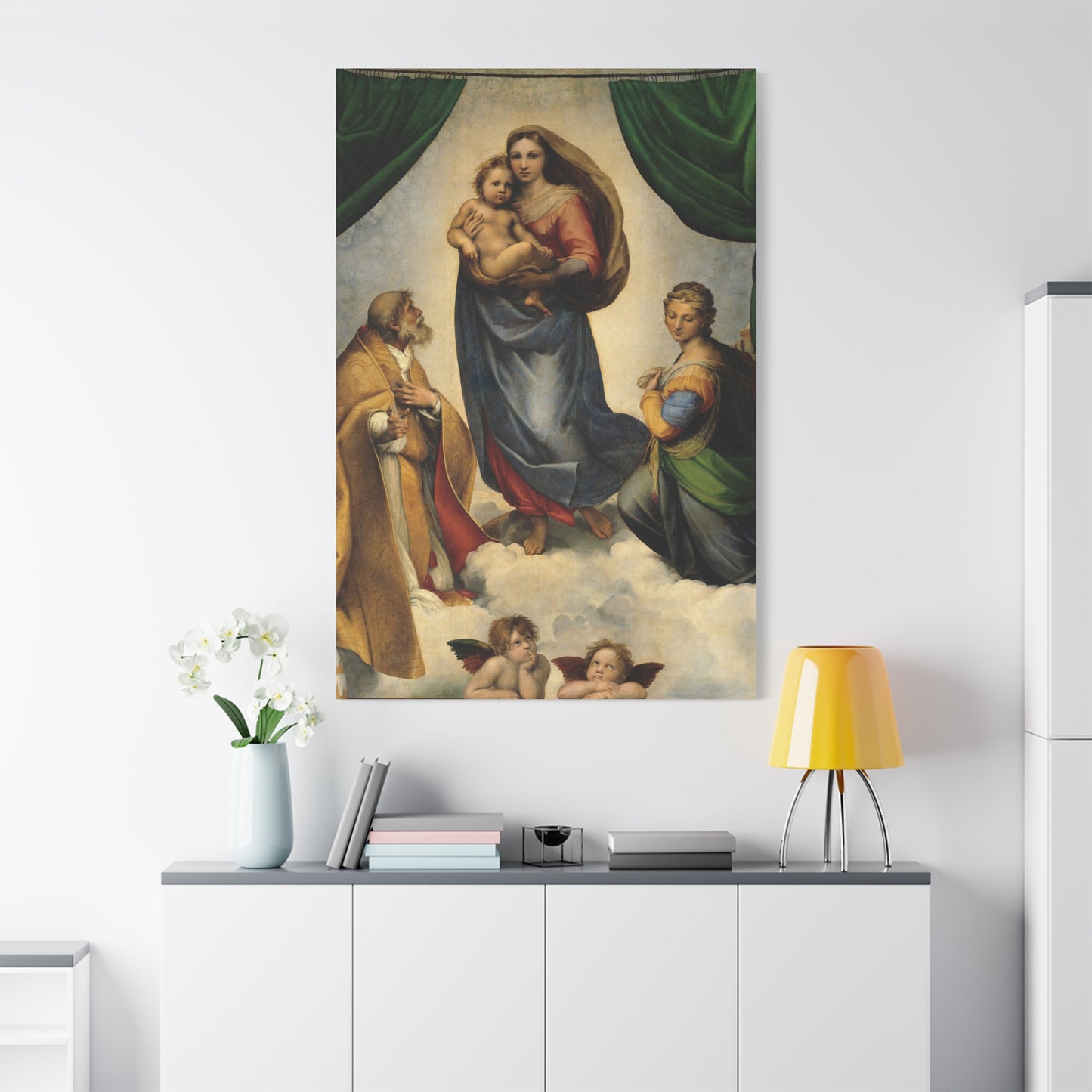Sistine Madonna Canvas Print