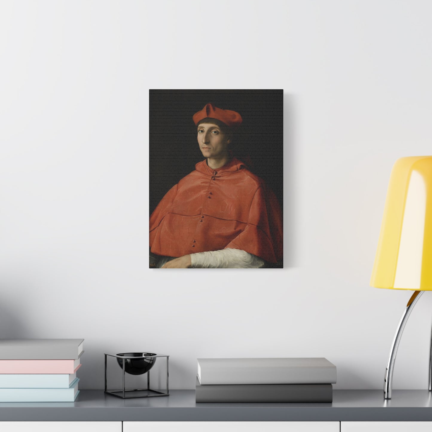 Portrait of a Cardinal Canvas Print