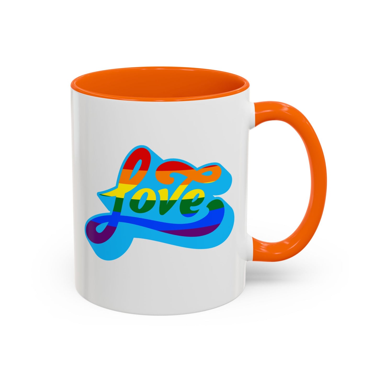 LGBT Love Pride Flag Mug