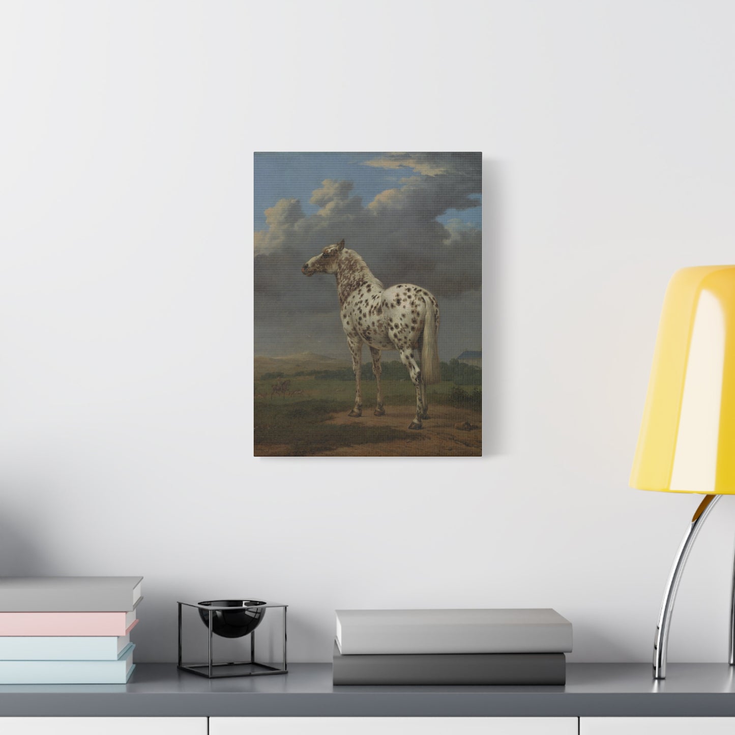 The Piebald Horse Canvas Print
