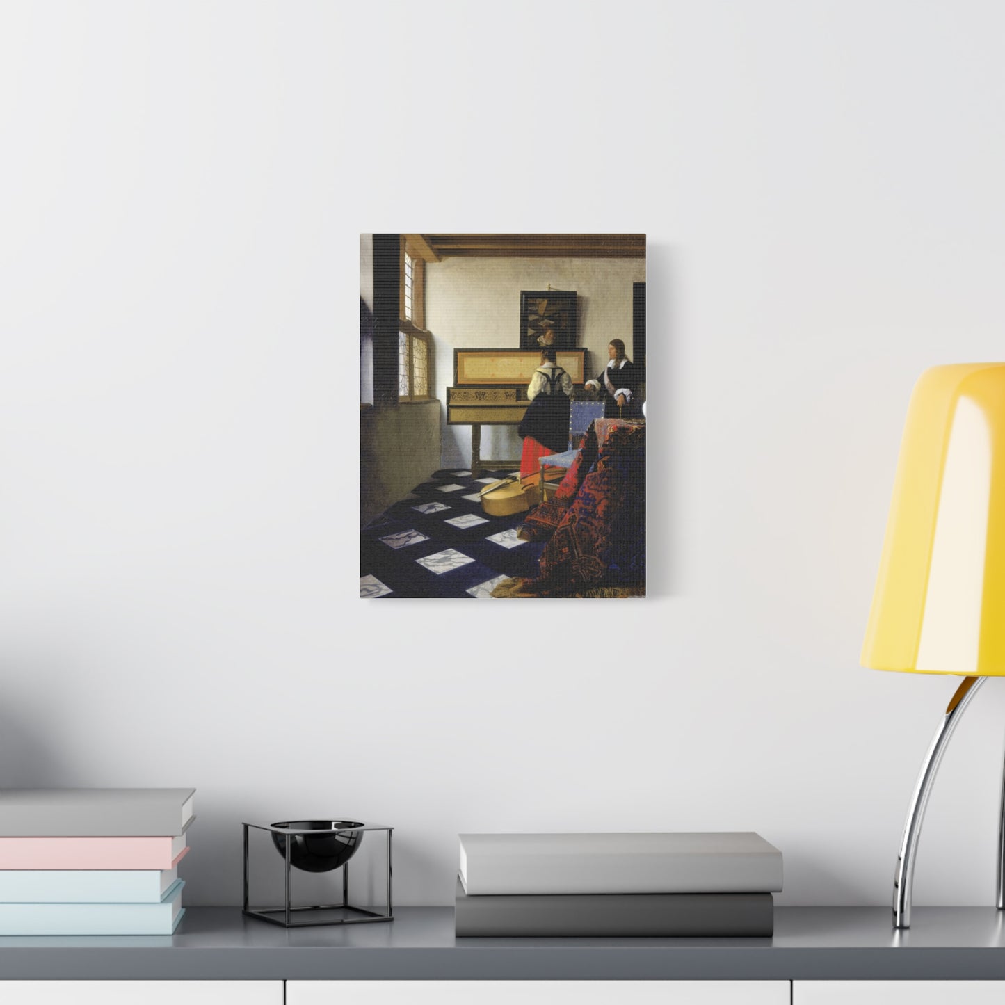 The Music Lesson Canvas Print