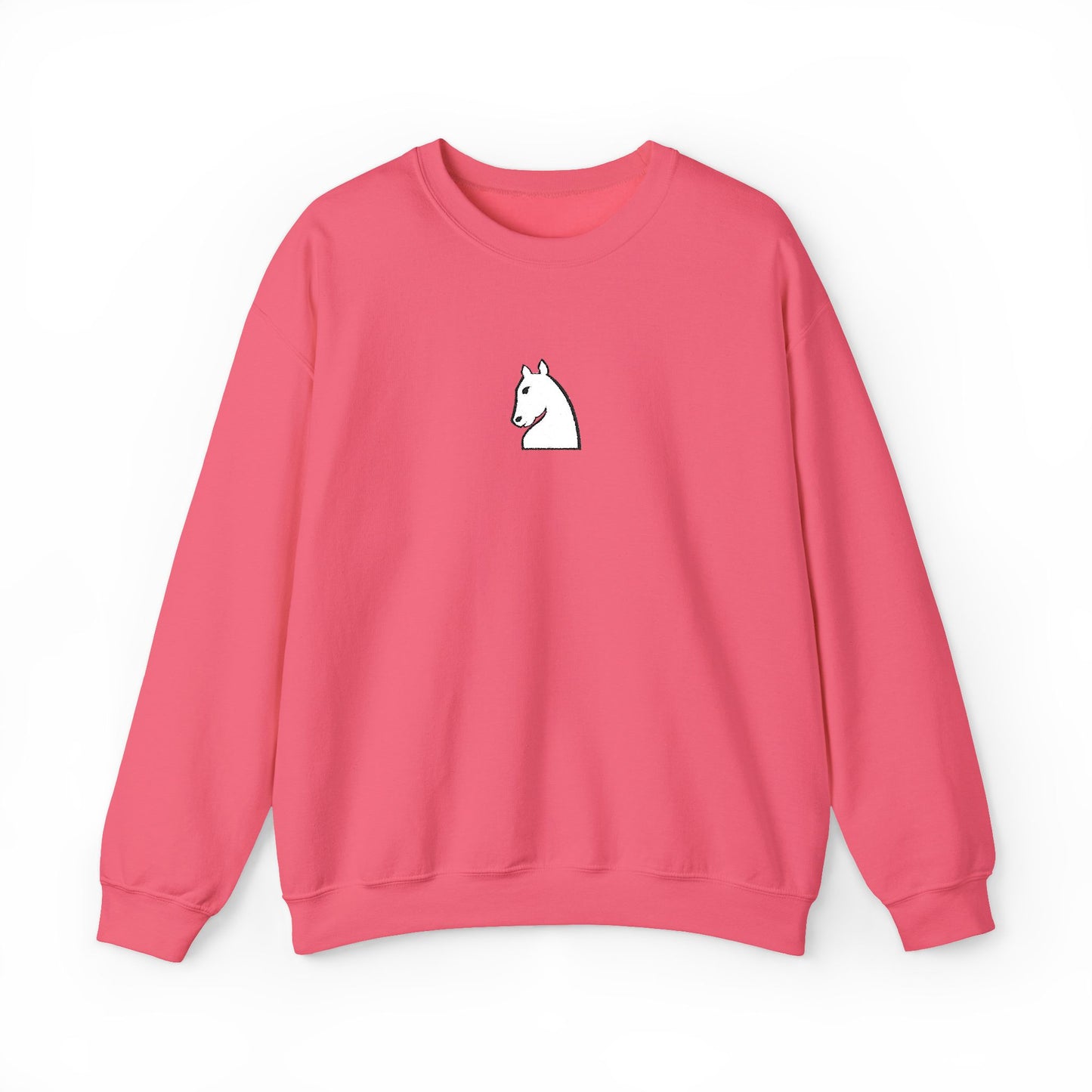 White Knight Embroidered Sweatshirt
