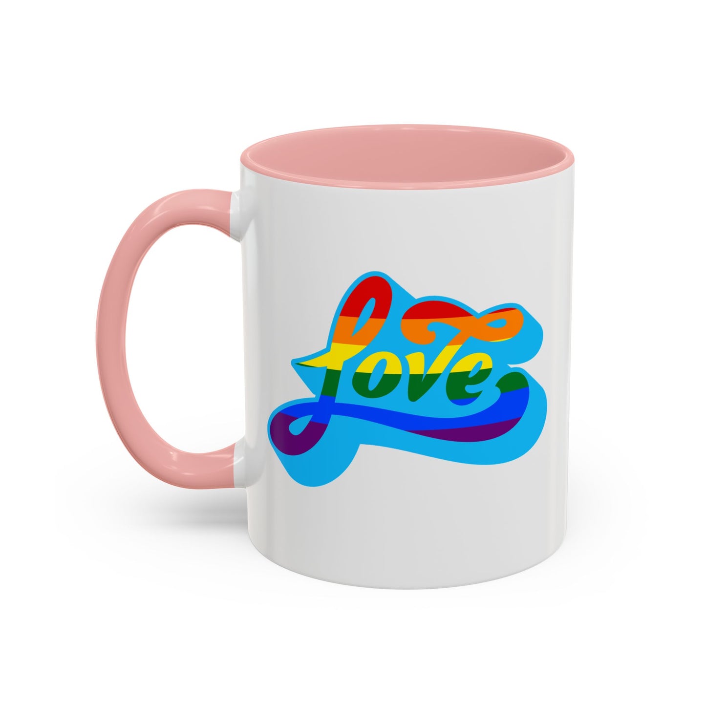LGBT Love Pride Flag Mug