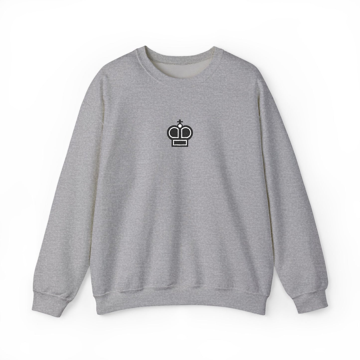 Black King Embroidered Sweatshirt