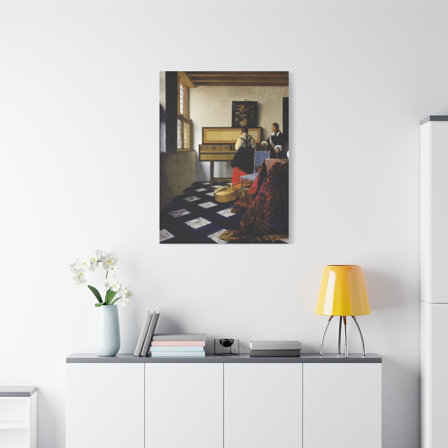 The Music Lesson Canvas Print