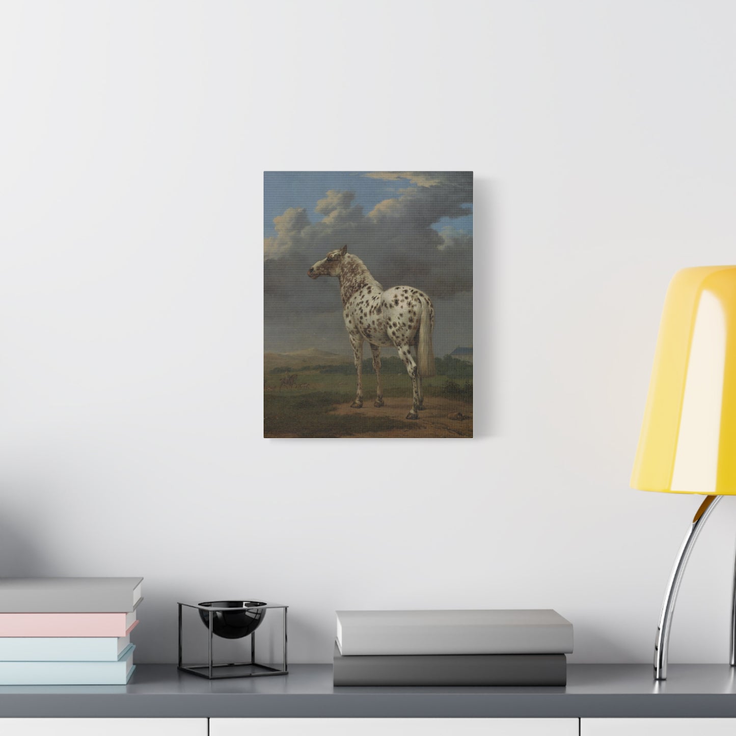 The Piebald Horse Canvas Print