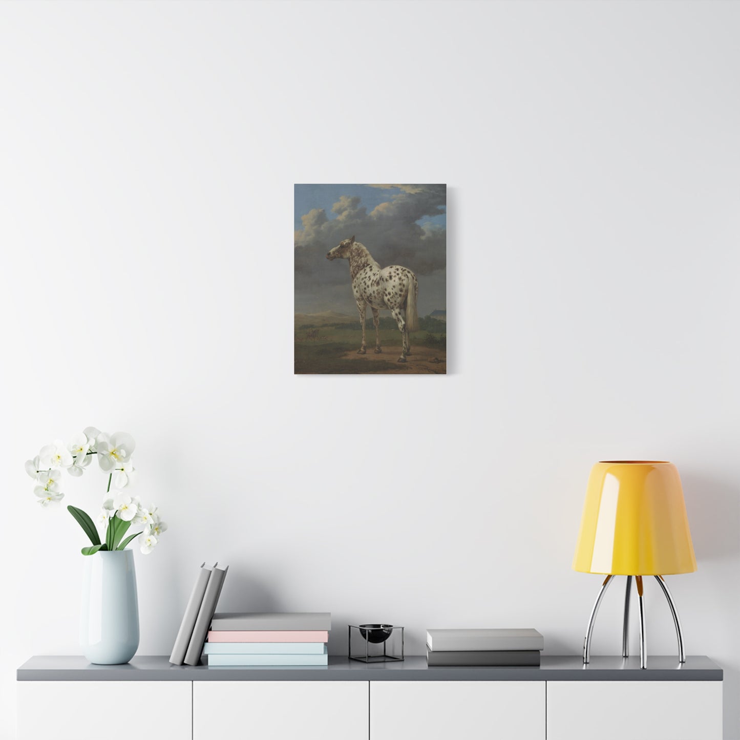 The Piebald Horse Canvas Print