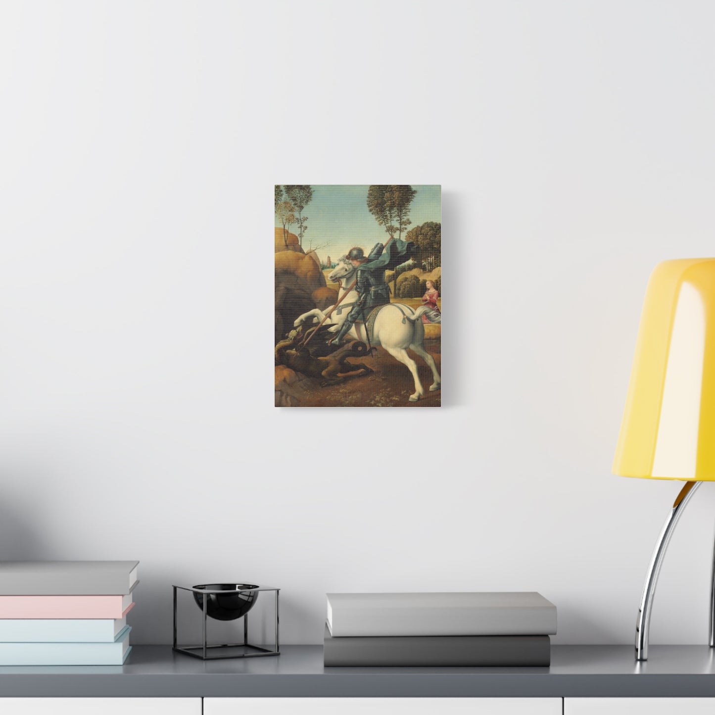 Saint George and the Dragon Canvas Print