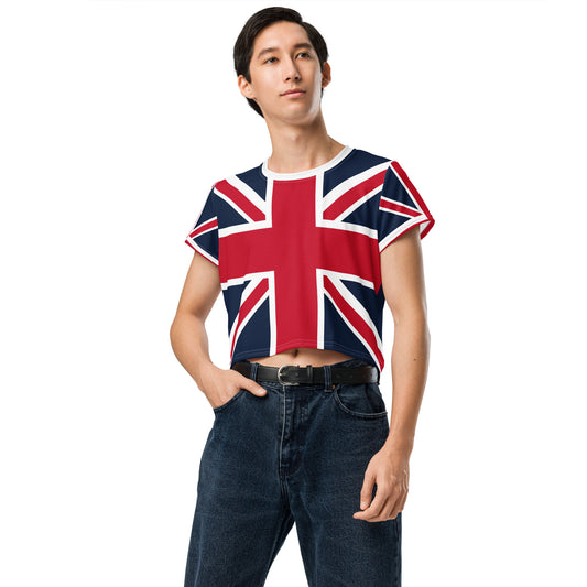 British Union Flag Crop Tee