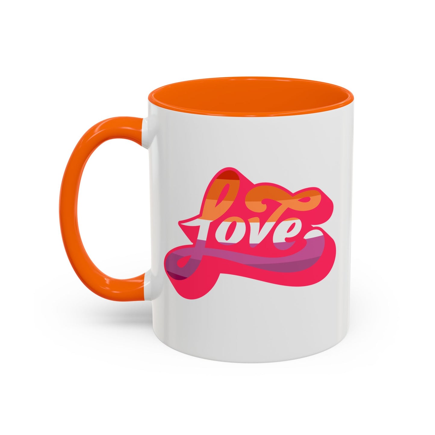 LGBT Love Lesbian Flag Mug