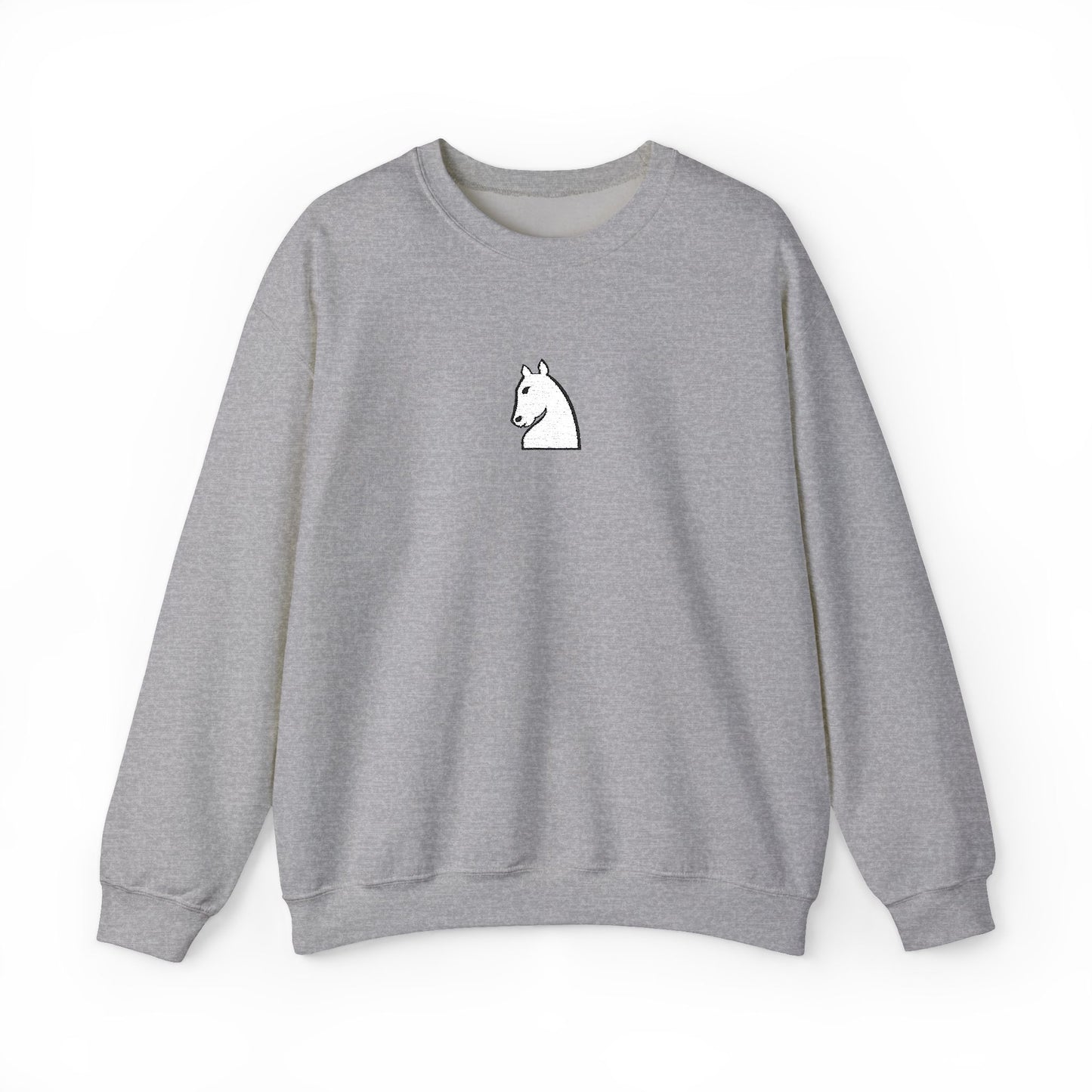 White Knight Embroidered Sweatshirt