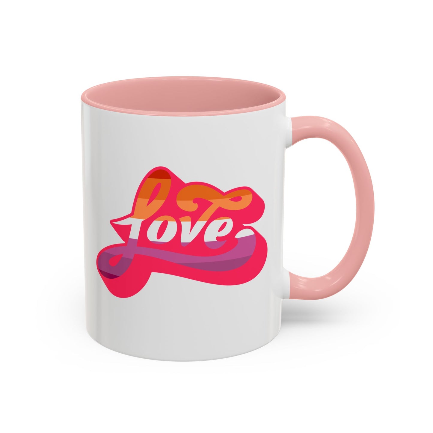 LGBT Love Lesbian Flag Mug