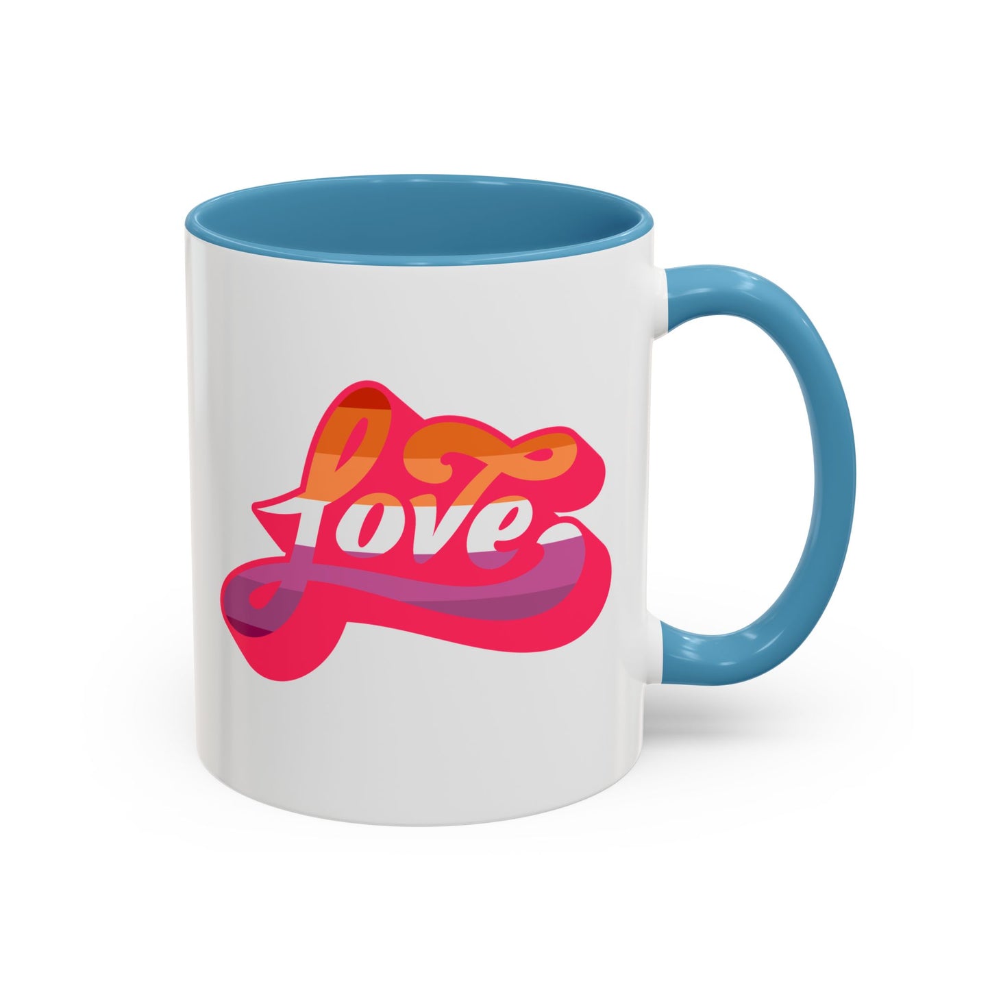 LGBT Love Lesbian Flag Mug