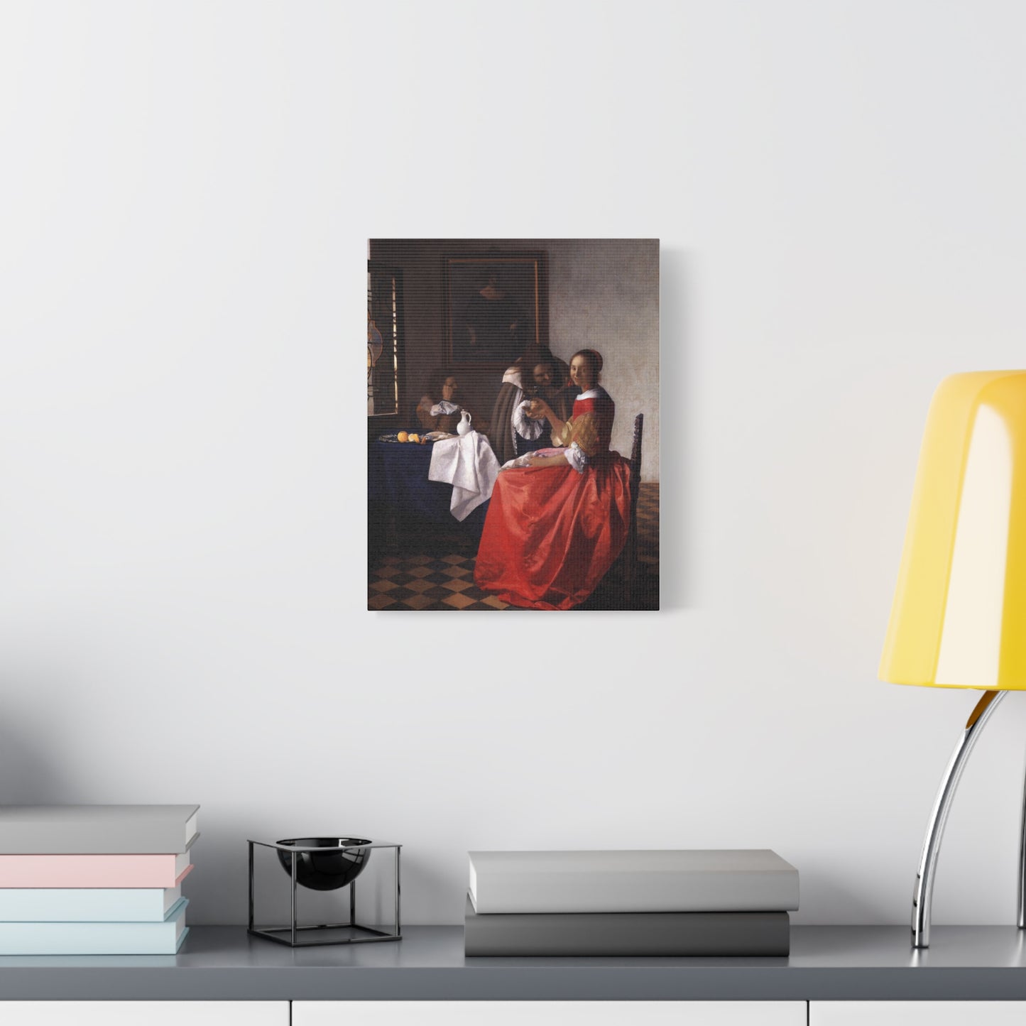 The Girl with the Wine Glass Canvas Print