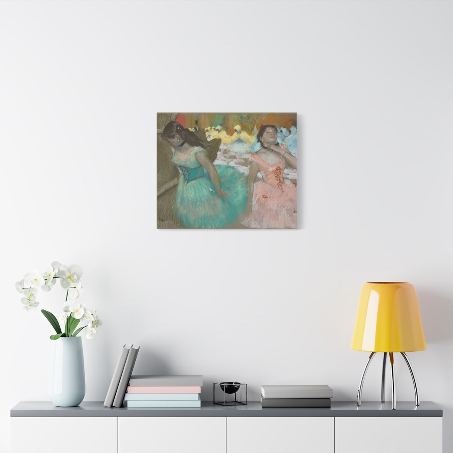 Entrance of the Masked Dancers Canvas Print